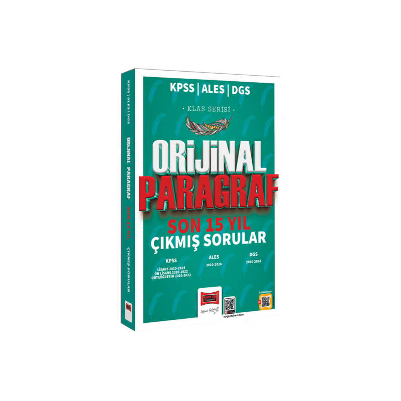 2025 KPSS ALES DGS Klas Serisi Orijinal Paragraf Son 15 Yıl Çıkmış Sorular Yargı Yayınları
