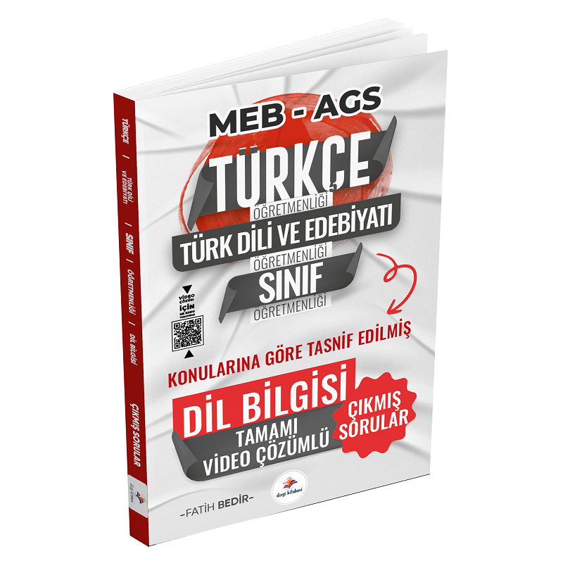 2025 ÖABT MEB-AGS Türkçe, Edebiyat, Sınıf Dil Bilgisi Son 12 Yıl Çıkmış Soru Konularına Göre Çözümlü Dizgi Kitap Yayınları