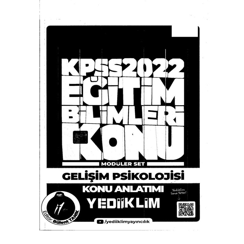 2022 KPSS Gelişim Psikolojisi Konu Anlatımı Modüler Set