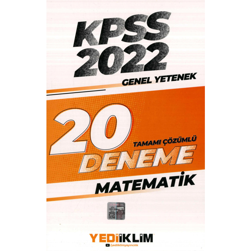 MATEMATİK 20 DENEME ÇÖZÜMLÜ