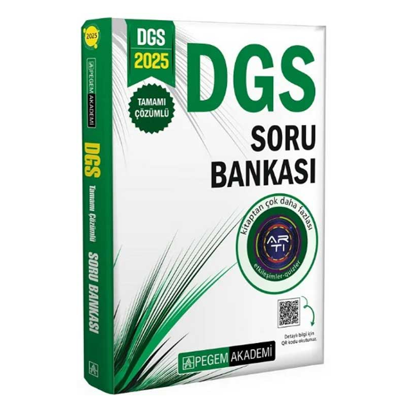 2025 DGS Tamamı Çözümlü Soru Bankası Pegem Akademi