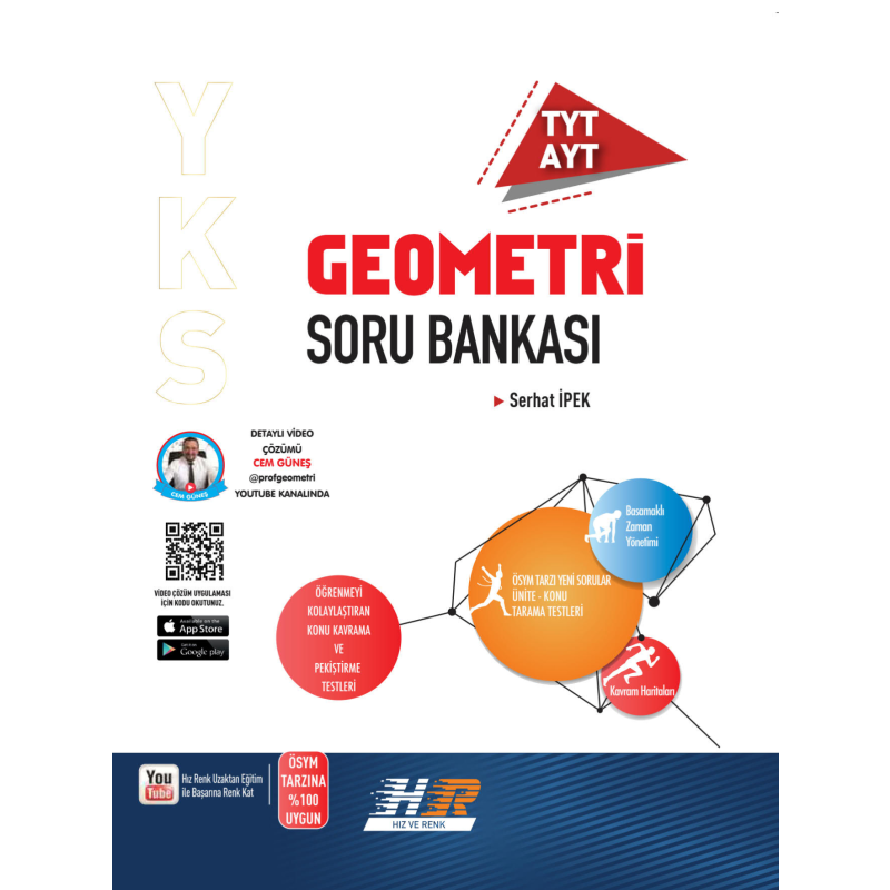 TYT AYT Geometri Soru Bankası Hız ve Renk