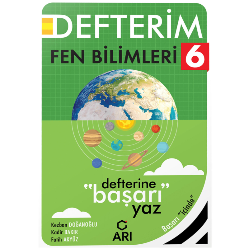 6. Sınıf Fenito Fen Bilimleri Defterim Arı Yayıncılık