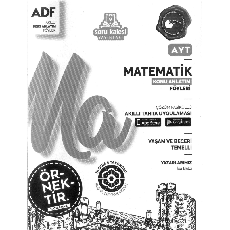 AYT MATEMATİK KONU ANLATIM FÖYLERİ