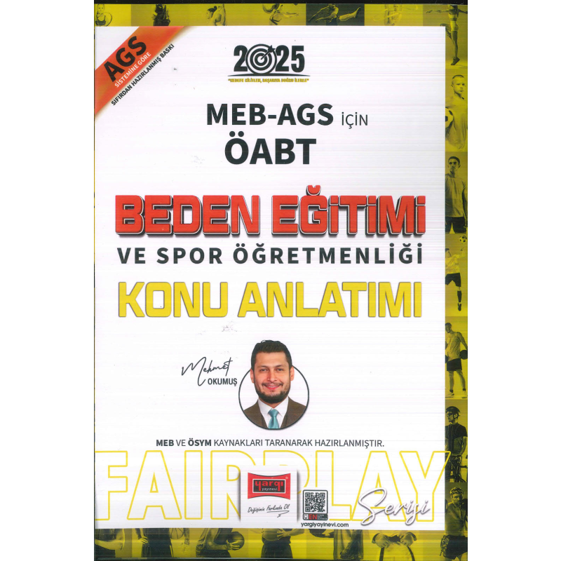 2025 MEB-AGS ÖABT Beden Eğitimi ve Spor Öğretmenliği Konu Anlatımı Fairplay Serisi Yargı Yayınları