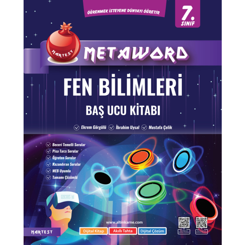 7. Sınıf Metaword Fen Bilimleri Nartest Yayınları