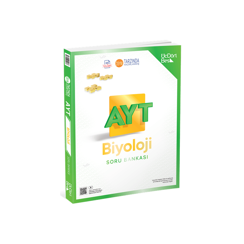 2026 AYT Biyoloji Konu Özetli Soru Bankası Üç Dört Beş Yayınları