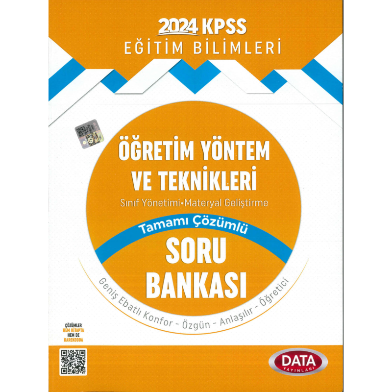 ÖĞRETİM YÖNTEM VE TEKNİKLERİ TAMAMI ÇÖZÜMLÜ SORU BANKASI