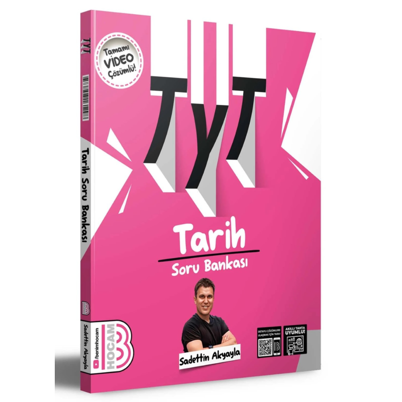 TYT Tarih Tamamı Çözümlü Soru Bankası Benim Hocam Yayınları