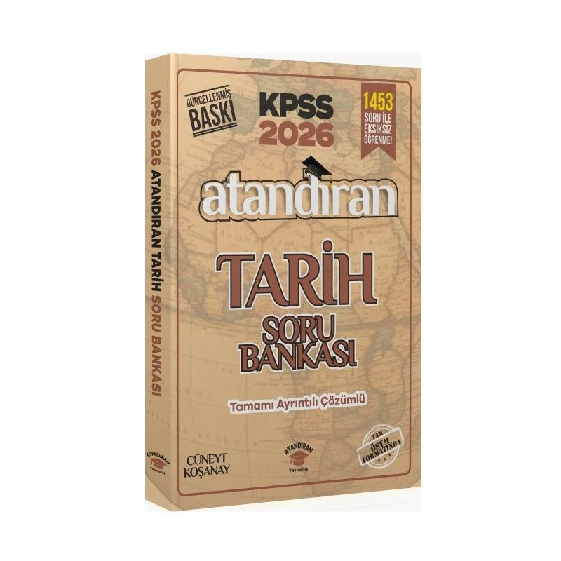 2026 KPSS Tarih Soru Bankası Atandıran Yayıncılık