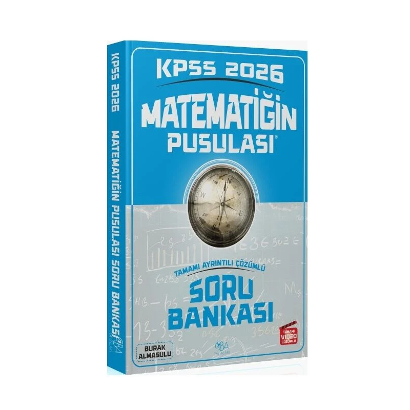 2026 KPSS Matematik Matematiğin Pusulası Soru Bankası Çözümlü CBA Yayınları