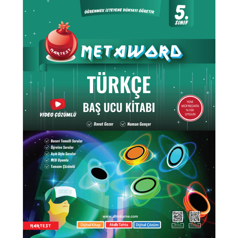 5. Sınıf Metaword Türkçe Baş Ucu Kitabı Nartest Yayınevi
