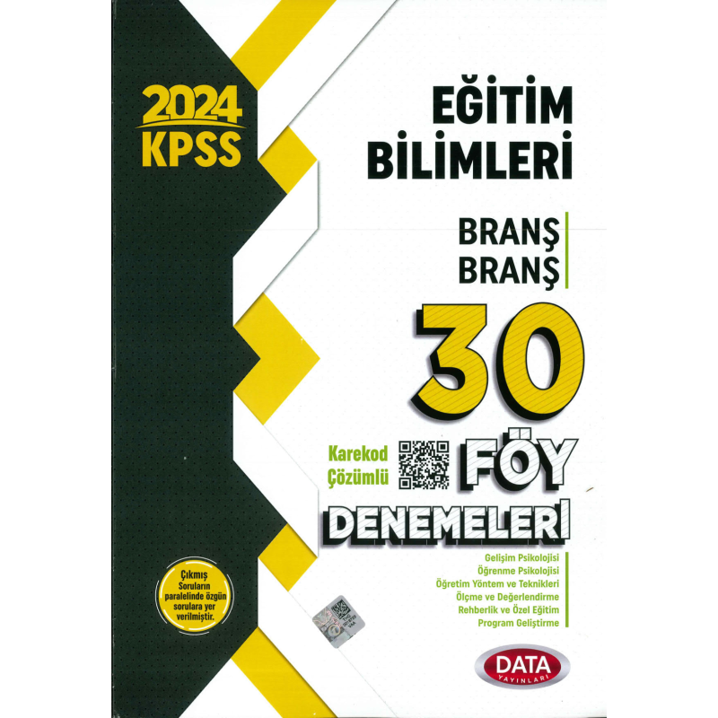 BRANŞ BRANŞ 30 DENEME KAREKOD ÇÖZÜMLÜ TÜM DERSLER