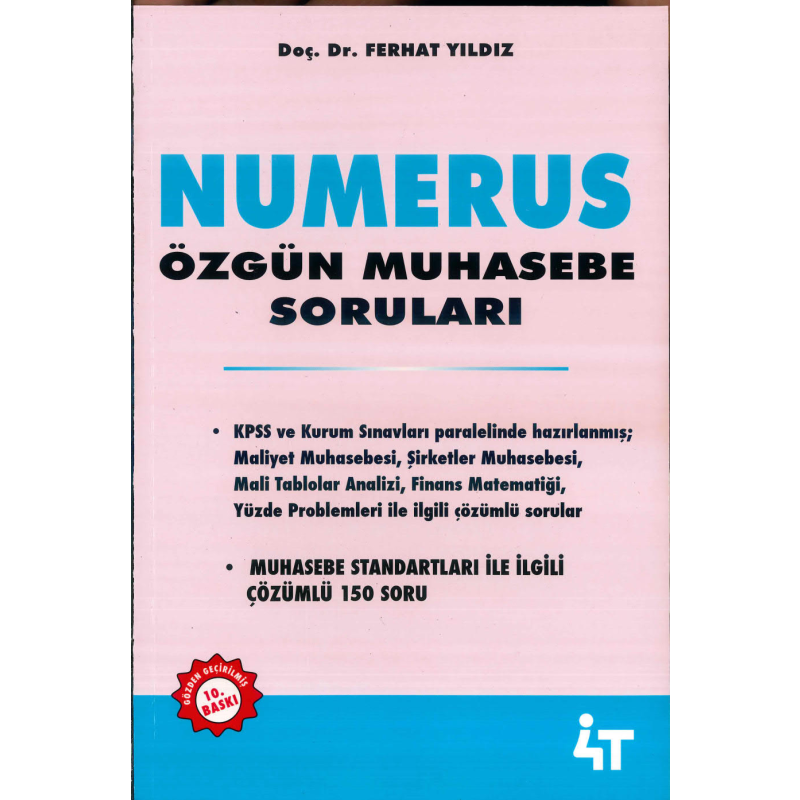 NUMERUS ÖZGÜN MUHASEBE SORU BANKASI