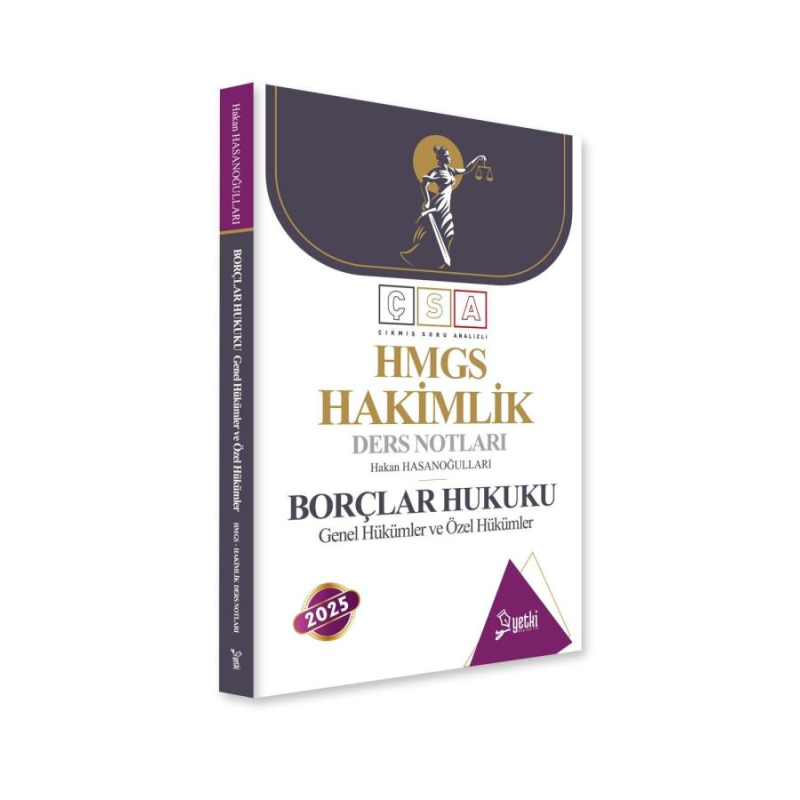 Çıkmış Soru Analizli Borçlar Hukuku Hakimlik Ders Notları Yetki Yayınları