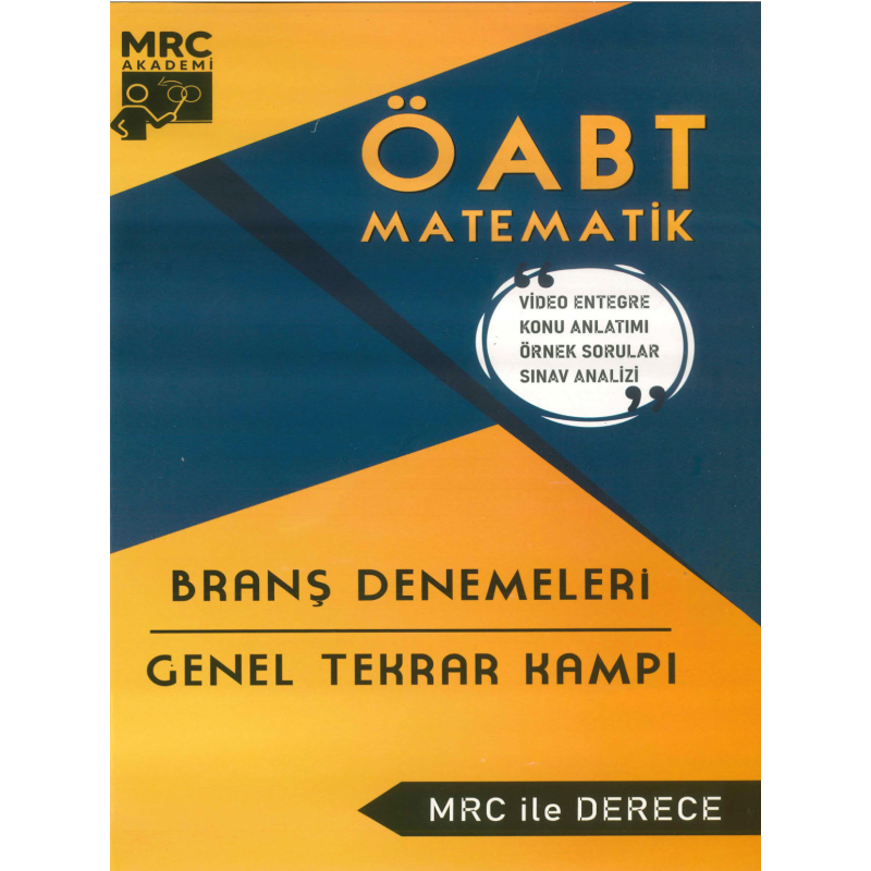 ÖABT İLKÖĞRETİM MATEMATİK BRANŞ DENEMELERİ GENEL TEKRAR KAMPI MRC İLE DERECE