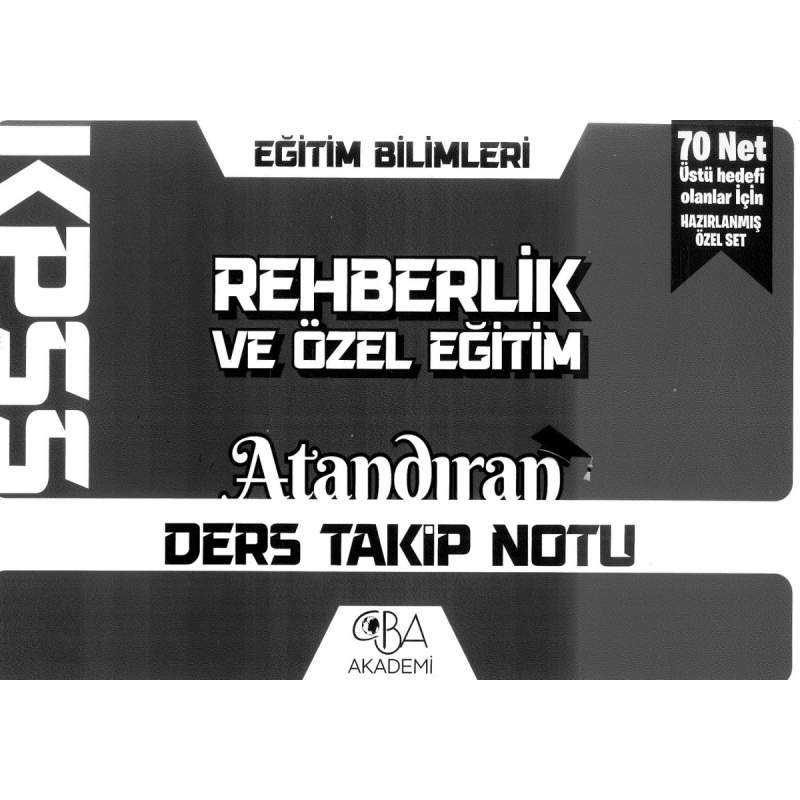REHBERLİK VE ÖZEL EĞİTİM ATANDIRAN DERS TAKİP NOTU