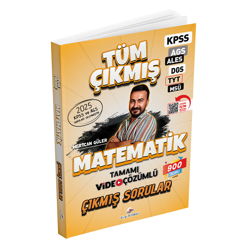2026 KPSS MEB-AGS ALES DGS TYT MSÜ Matematik Çıkmış Sorular Mertcan Güler Dizgi Kitap