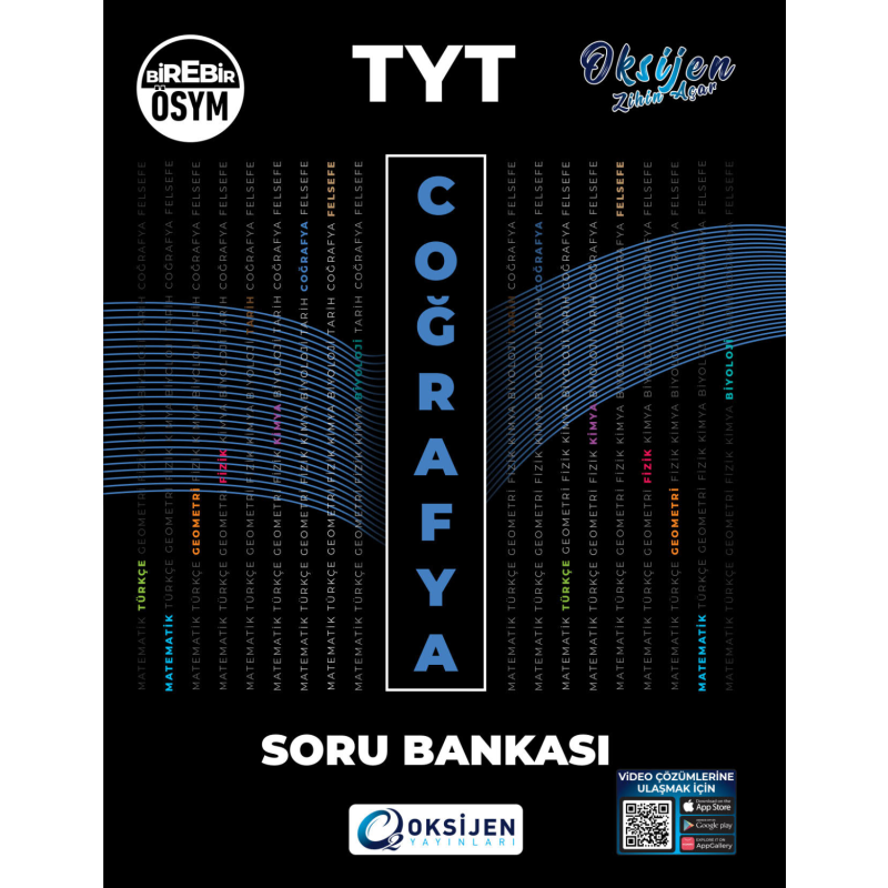 TYT Coğrafya Soru Bankası Oksijen Yayınları