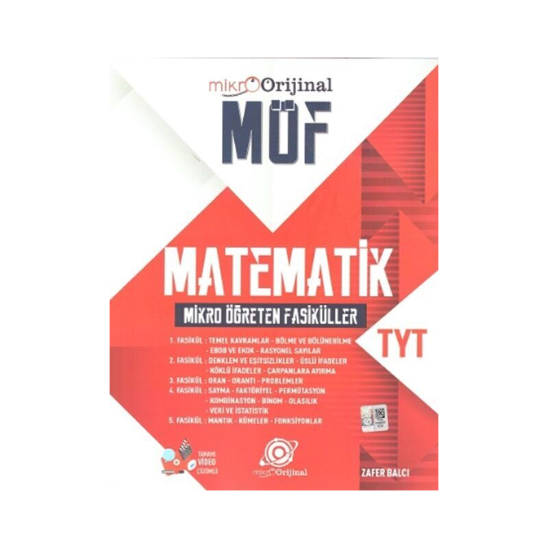 Mikro TYT Matematik MÖF Mikro Öğreten Fasiküller Set Orijinal Yayınları