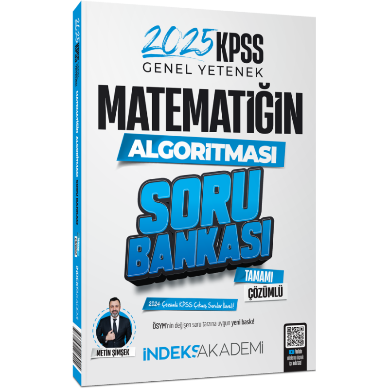 2025 KPSS Matematik Matematiğin Algoritması Soru Bankası Çözümlü İndeks Akademi Yayıncılık