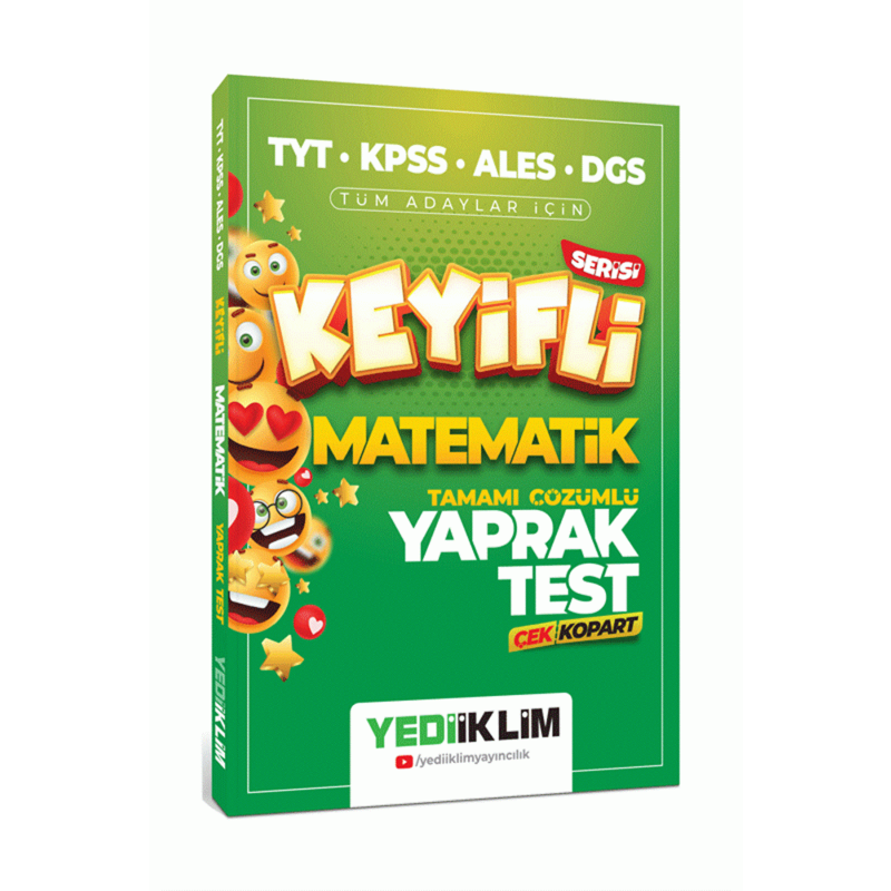 Keyifli Matematik Tamamı Çözümlü Yaprak Test Çek Kopart