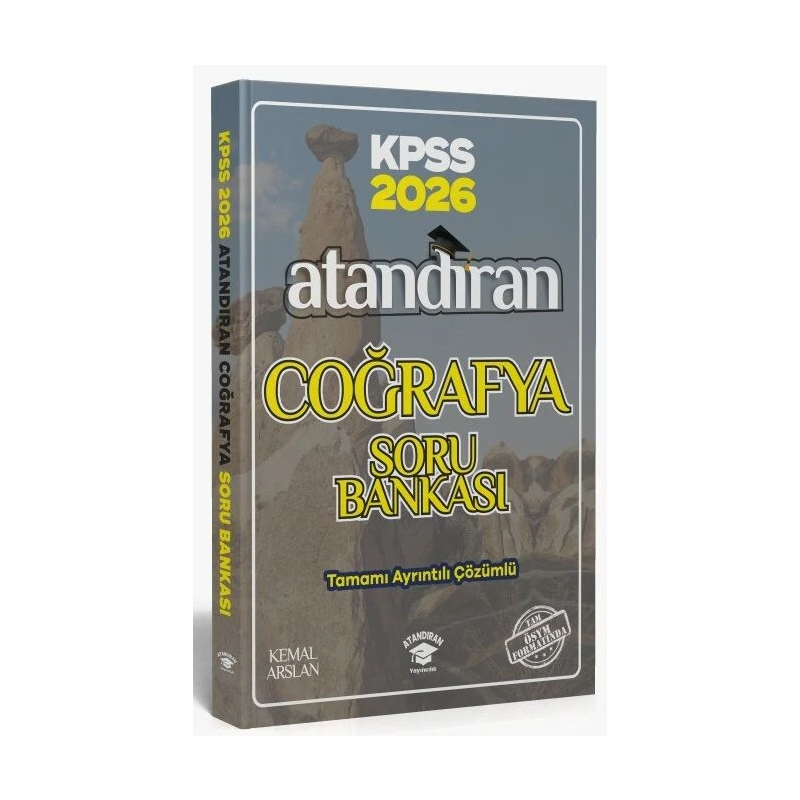 KPSS Coğrafya Atandıran Soru Bankası Çözümlü Atandıran Yayınları