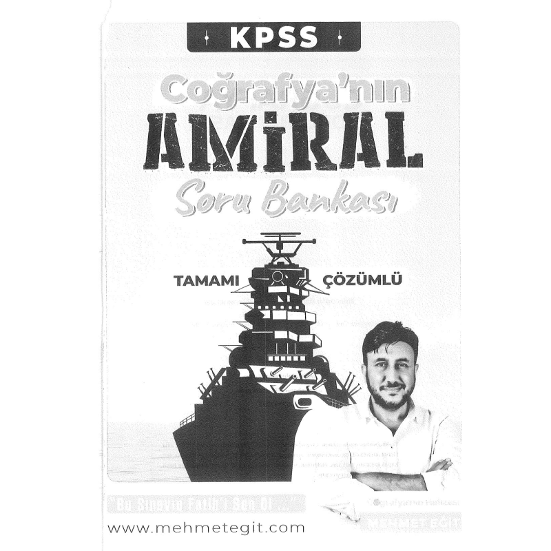 KPSS NIN COĞRAFYA'NIN AMİRAL SORU BANKASI ÇÖZÜMLÜ MEHMET EĞİT