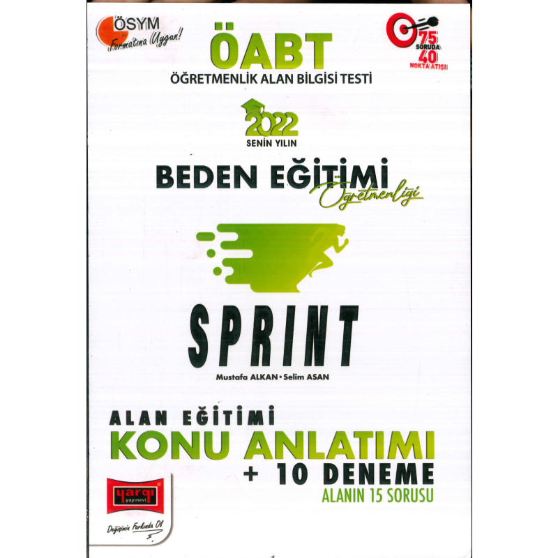 SPRINT ALAN EĞİTİMİ KONU ANLATIMI + 10DENEME