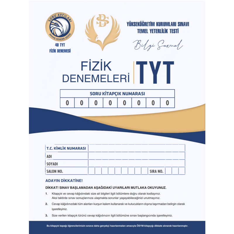 40 *7 TYT FİZİK DENEMESİ