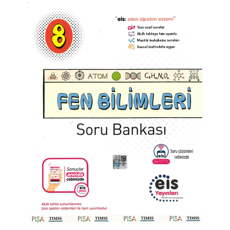 8. Sınıf Fen Bilimleri Soru Bankası EİS Yayınları