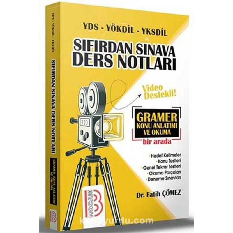 YDS YÖKDİL YKSDİL Sıfırdan Sınava Ders Notları