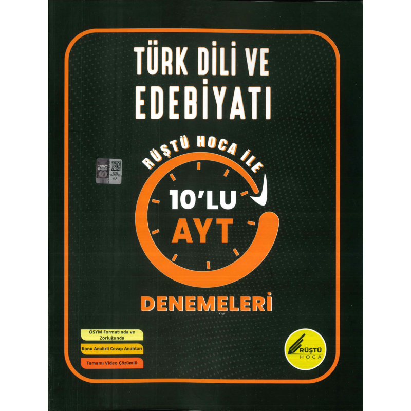 AYT Türk Dili ve Edebiyatı 10 lu Denemeleri Rüştü Hoca
