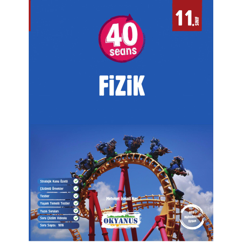 11. Sınıf 40 Seansta Fizik Okyanus Yayınları