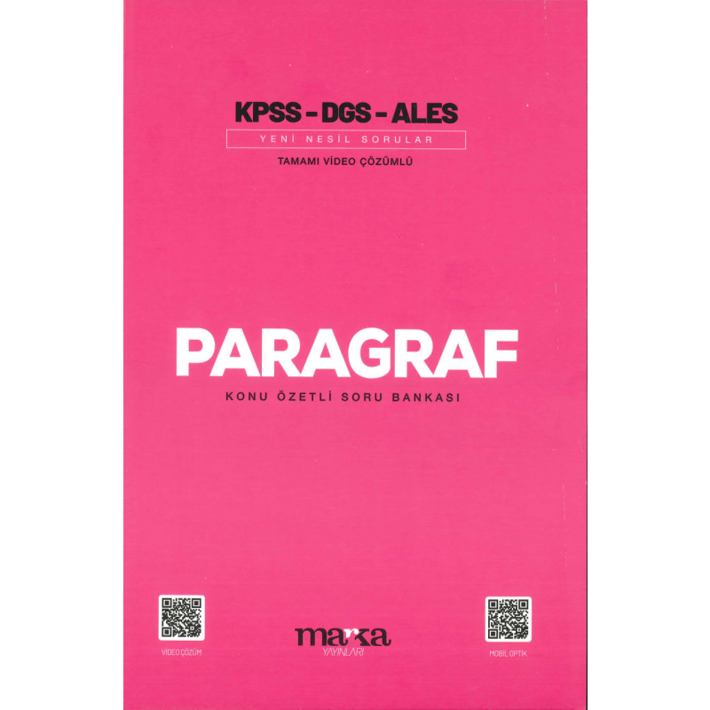 PARAGRAF KONU ÖZETLİ SORU BANKASI