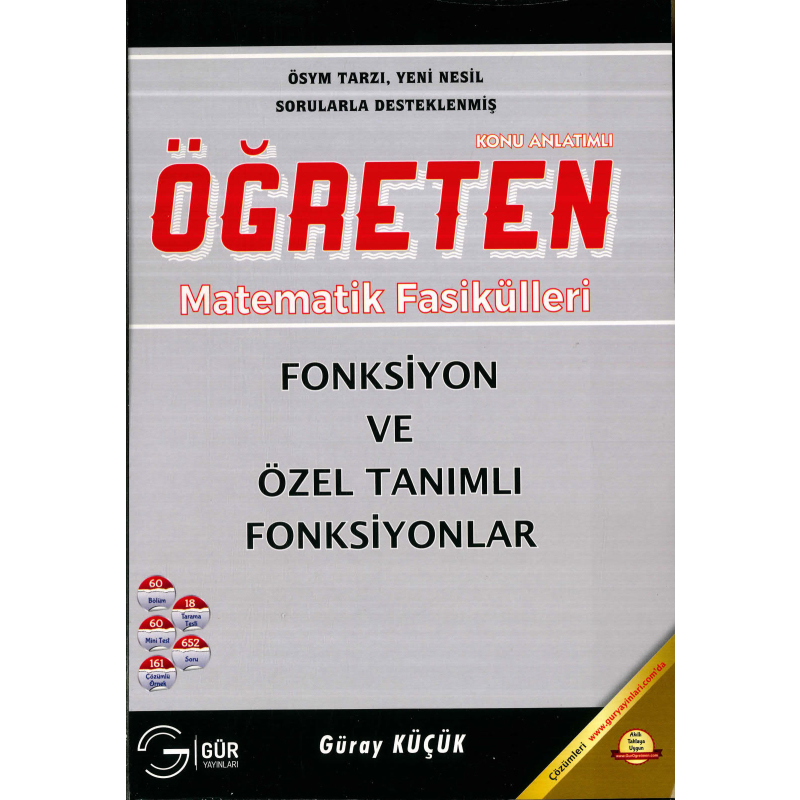 TYT-AYT ÖĞRETEN MATEMATİK FONKSİYON VE ÖZEL TANIMLI FONKSİYONLAR KONU ANLATIMLI