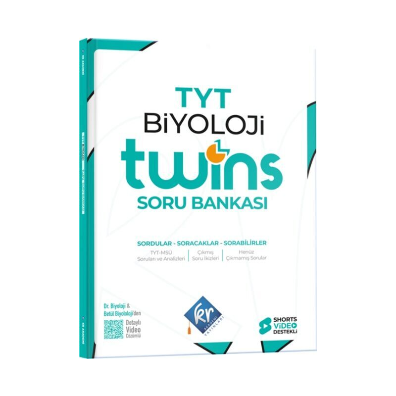 TYT Twins Biyoloji Soru Bankası KR Akademi Yayınları