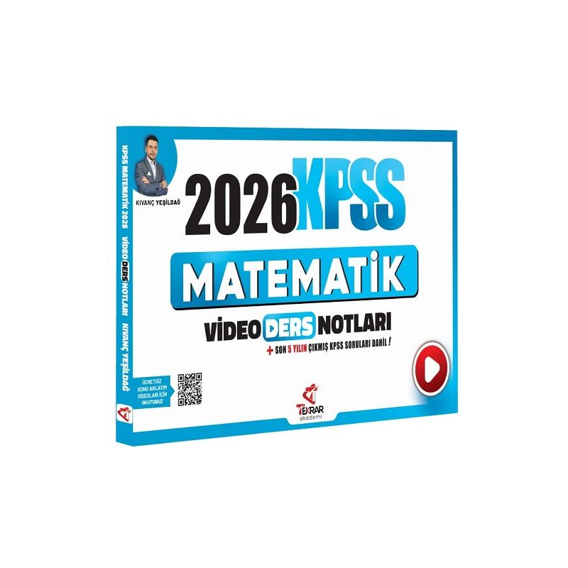 2026 KPSS Matematik Video Ders Notları Tekrar Akademi Yayınları