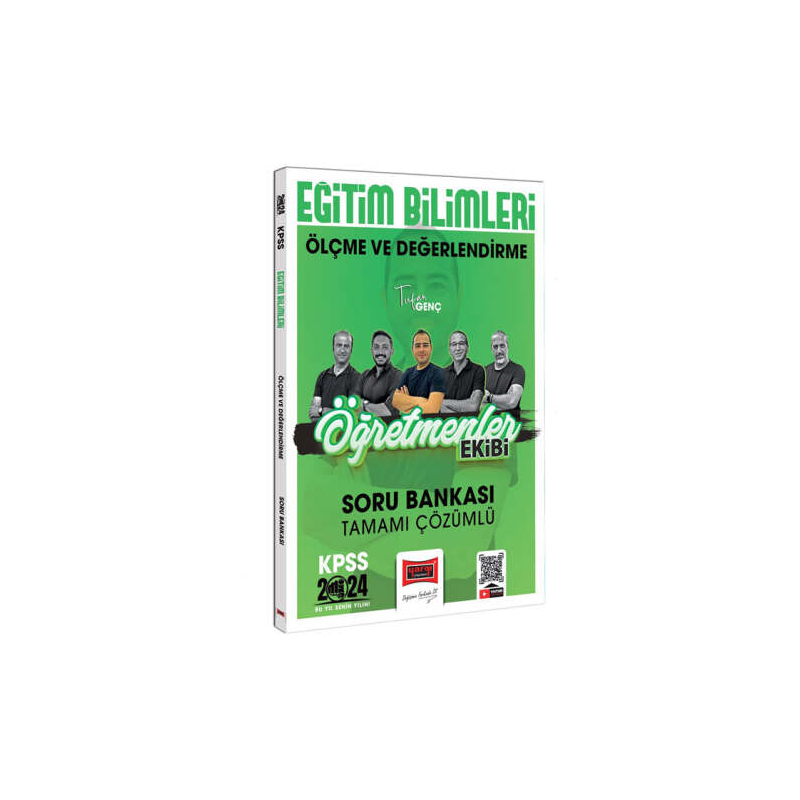 2024 KPSS Eğitim Bilimleri Öğretmenler Ekibi Ölçme ve Değerlendirme Tamamı Çözümlü Soru Bankası