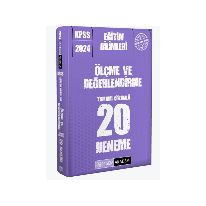 ÖLÇME VE DEĞERLENDİRME 20 DENEME TAMAMI ÇÖZÜMLÜ