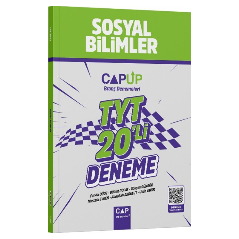 TYT Sosyal Bilimler 20 li Deneme Çap Yayınları