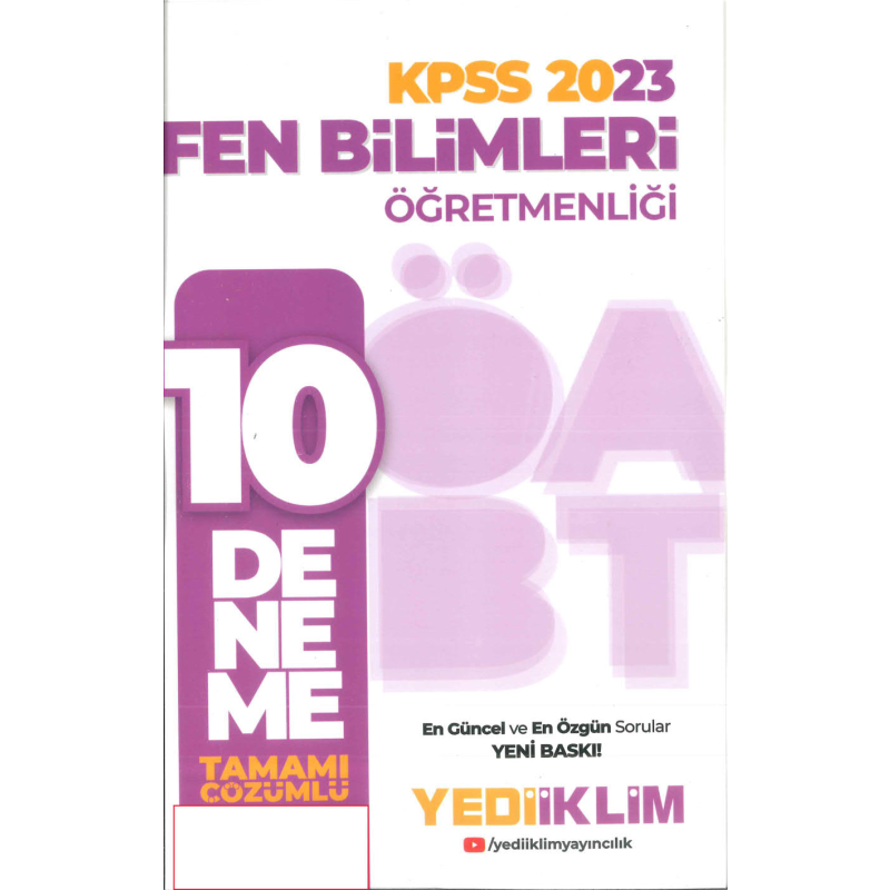 10 DENEME TAMAMI ÇÖZÜMLÜ