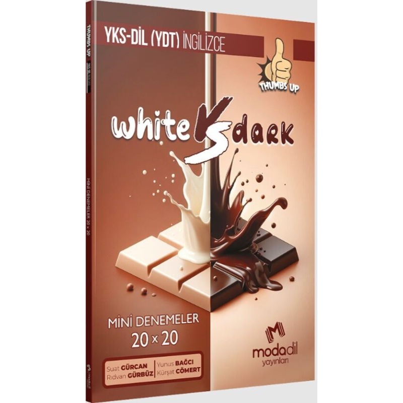 YKS DİL Thumbs Up 20 x 20 Mini Deneme White VS Dark Modadil Yayınları