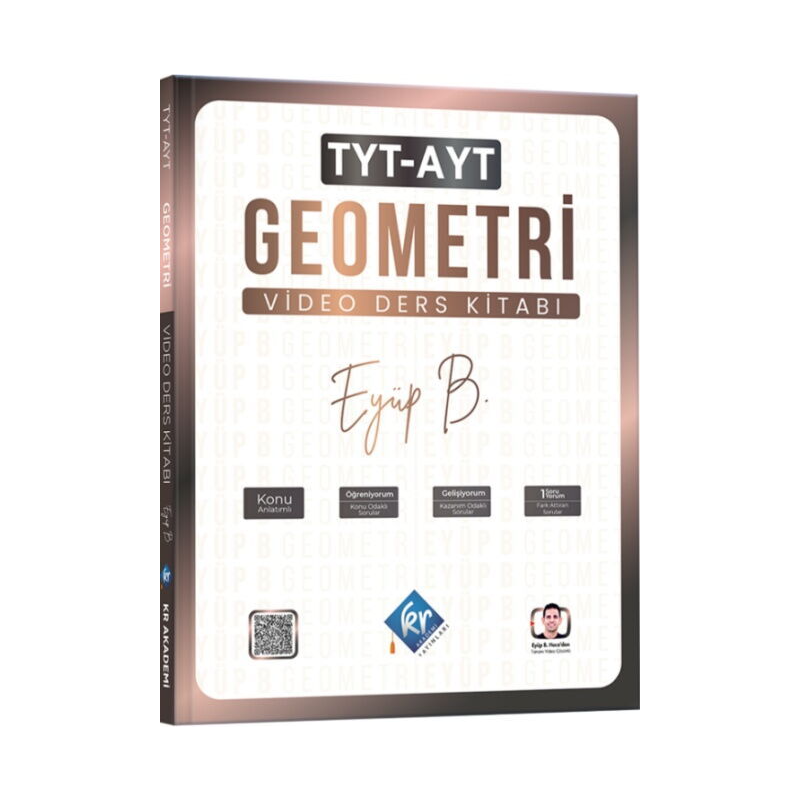 TYT AYT Geometri Eyüp Hoca Video Ders Kitabı KR Akademi