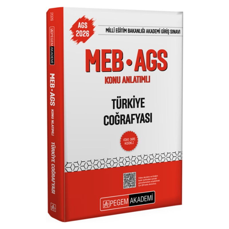 2026 MEB-AGS Konu Anlatımlı Türkiye Coğrafyası Pegem Akademi Yayıncılık