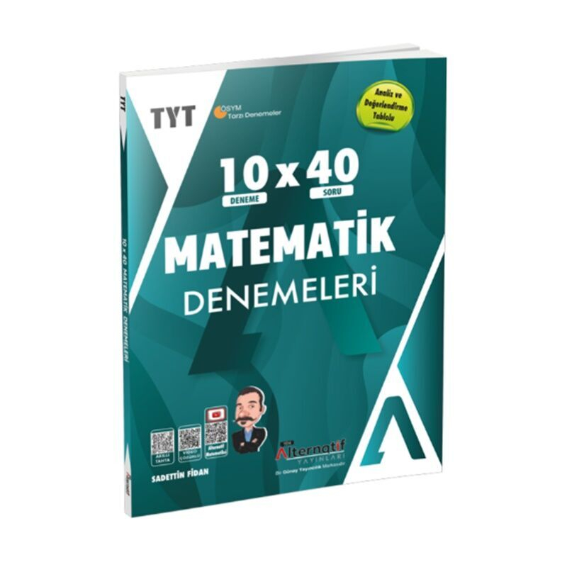 Alternatif Yayınları TYT Matematik 10 x 40 Branş Denemeleri