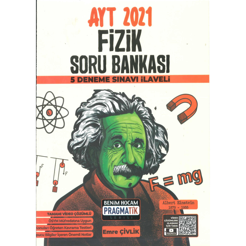 AYT Fizik Soru Bankası 5 Deneme Sınavı İlaveli Pragmatik Serisi