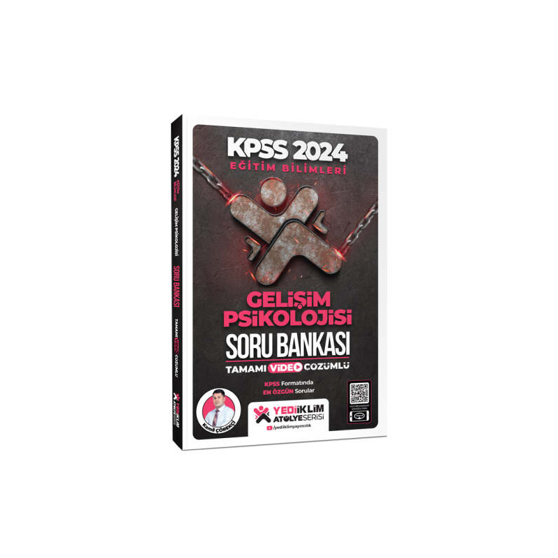 2024 Eğitim Bilimleri Atölye Serisi Gelişim Psikolojisi Tamamı Video Çözümlü Soru Bankası