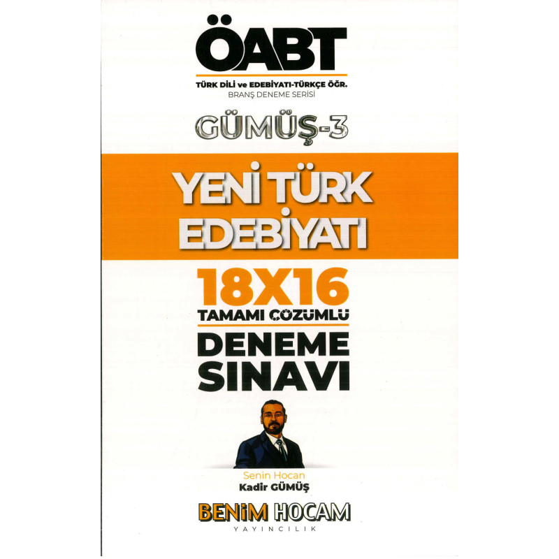 YENİ TÜRK EDEBİYATI 18X16 ÇÖZÜMLÜ DENEME GÜMÜŞ-3