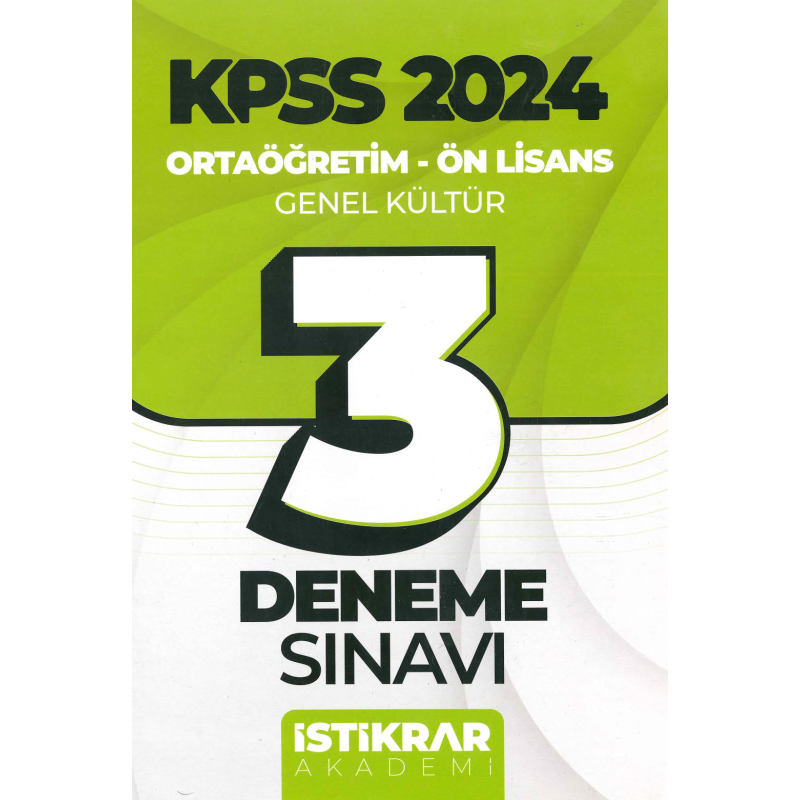 3 DENEME SINAVI (GENEL KÜLTÜR)